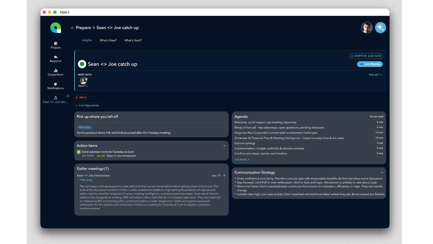 AI Meeting Preparation